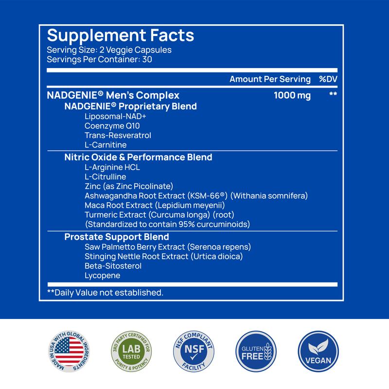 Vitaria NAD+ Supplement for Men